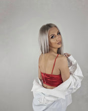 Load image into Gallery viewer, BRING THE HEAT CORSET TOP - RED