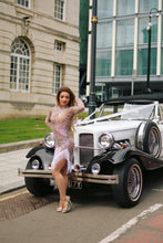 Load image into Gallery viewer, JESSICA BEADED MESH DRESS