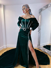 Load image into Gallery viewer, CHELSEA VELVET GOWN